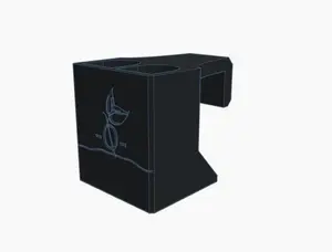 Poth-O-Carry® Mini: Aquarium Rim Plant Holder for tight spaces