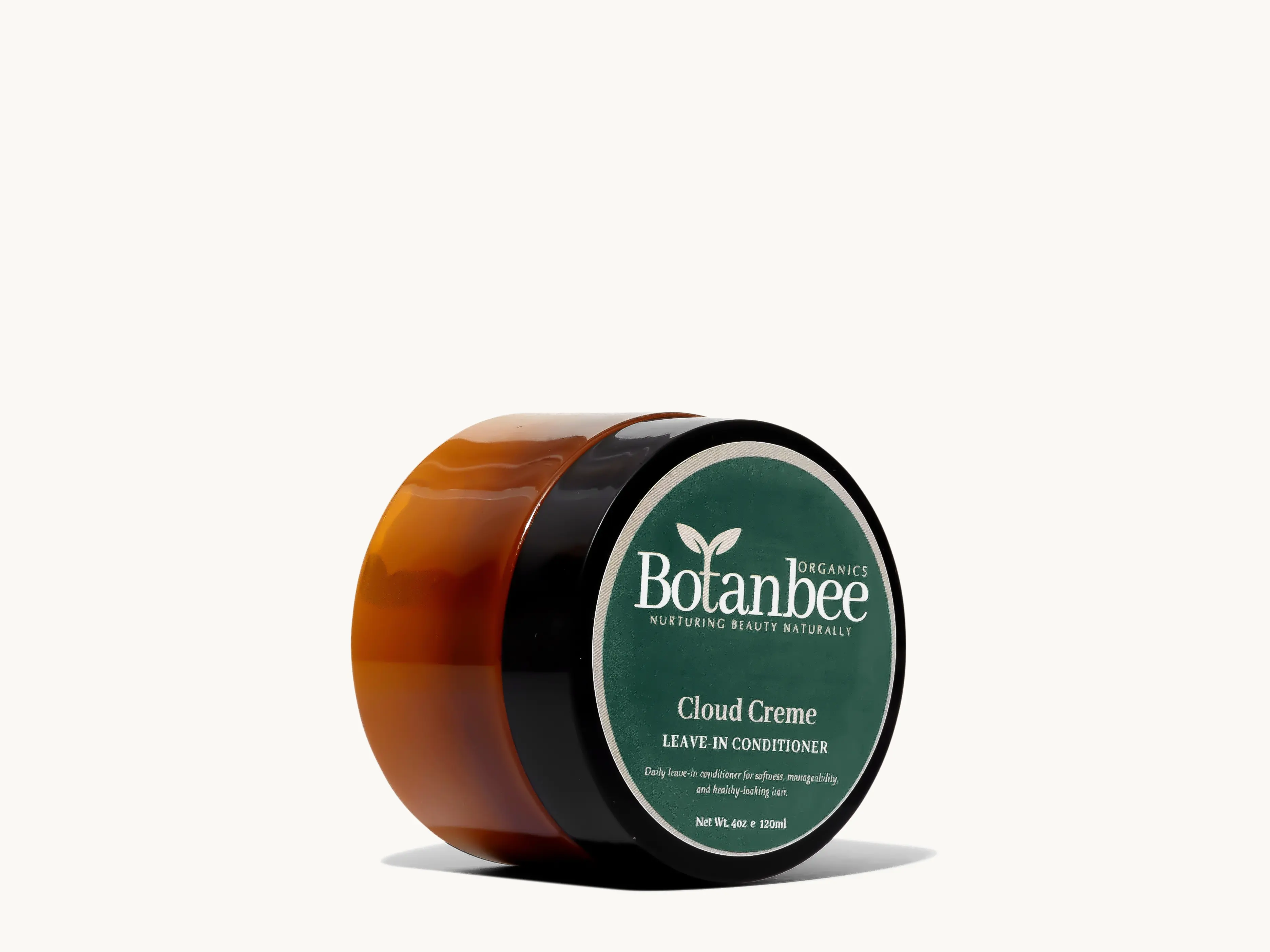 Cloud Creme Leave-in Conditioner - Lightweight Hydrating Leave-in + Strengthening Frizz control with Mango Butter, Botanical Oils, Fenugreek & Nettle-  4 oz jar for Curly, Wavy & Natural Haircare