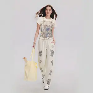 TCH - Fashion Trendy Bear Flower Colorful Diamond Spring/Summer New Collection