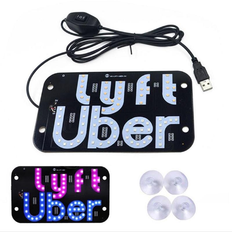 Car Interior Stickers Light Signs for Car, Glow Green Led Sign for Car ...