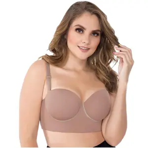 Push Up Strapless Bra with thick band Push Up Strapless Bra with thick band