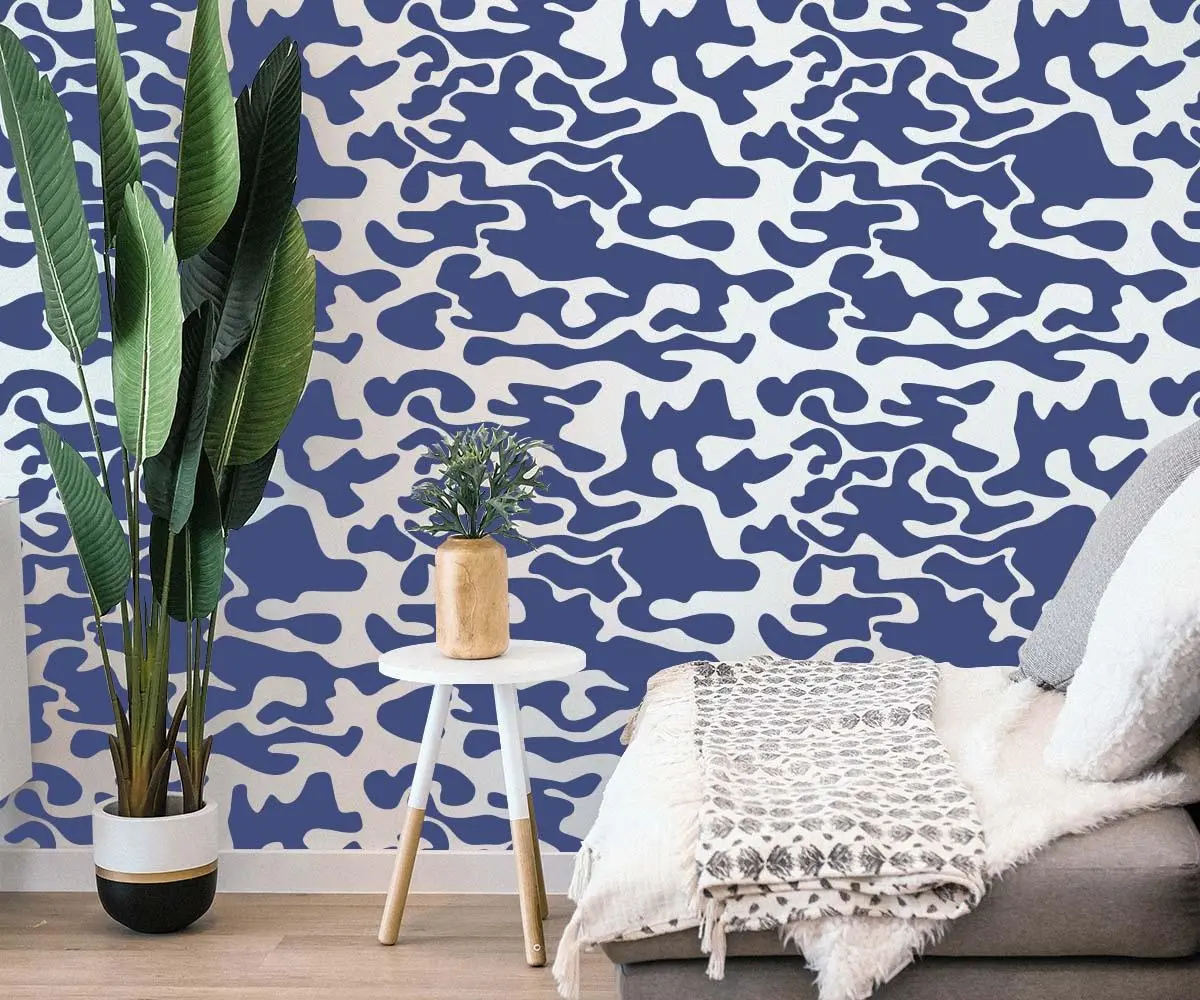 Camo Stencil - Art and Wall Stencil