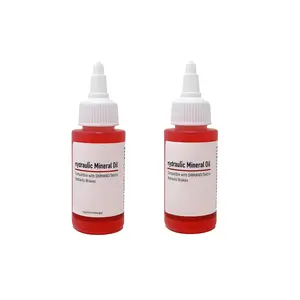 - 2x 60ml Mineral Oil Fluid for Shimano & Tektro Hydraulic Brakes - High Performance Mineral Oil for Bleeding  Brakes -  Fluid for Shimano Brakes and Tektro Brakes,  Oil (2 Pcs)