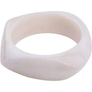 Colorful Acrylic Resin Bangle Bracelet Wristbands Tortoiseshell Acetate Plate Cuff Bracelet Vintage Wide Irregular Geometric Plastic Bracelet for Women Teen Jewelry