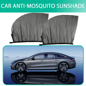 Car Window Sun Shade Mosquito Net, Breathable Mesh Car Window Screen for UV & Mosquito Protection, Fits Most Sedans & SUV
