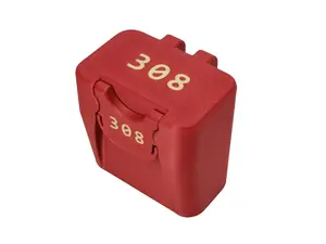 Ammo Case 308 10 Rounds Compact Pocket Size Locking Storage for Range Days 3D Printed Durable Secure Closure Easy Access Transport