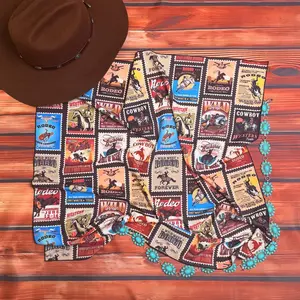 Rodeo Multi Print Wild Rag 28x28