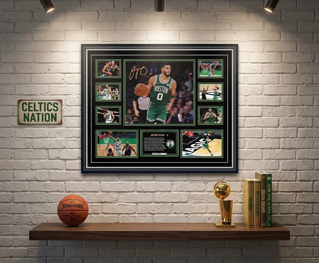 Jayson Tatum Boston Celtics Collage Poster