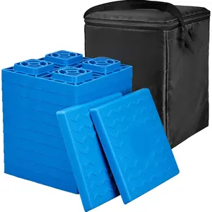 12 Pack RV Leveling Blocks, Heavy Duty Camper Leveling Blocks, Levelers for RVs, Reduce Trailer Movement, Trailer Leveling Blocks,RV Leveling System Great for Single and Dual Wheels