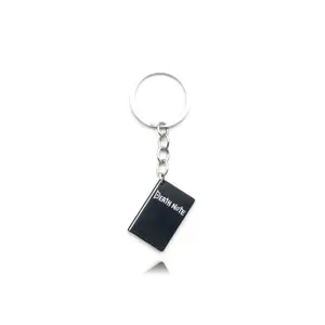 Death Note Letter Pattern Keychain, Metal Book Pendant, Fashion Accessories for Men & Women, Trendy All-match & Exquisite Keychain for Birthday Gift