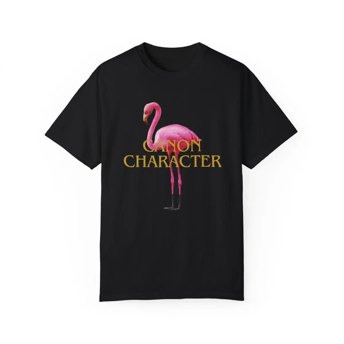 Canon Character #3 - Pink Flamingo - Unisex Graphic T-Shirt COMFORT COLORS