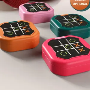 Multi-in-One Handheld Digital Tic Tac Toe Bolt Game with Silent Mode - Portable Learning Toy Gift for Kids & Adults, Educational for Boys and Girls