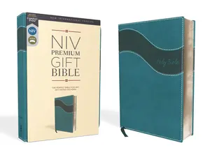 NIV, Premium Gift Bible, Leathersoft, Teal, Red Letter, Thumb Indexed, Comfort Print: The Perfect Bible for Any Gift-Giving Occasion by Zondervan [Leatherbound Book]