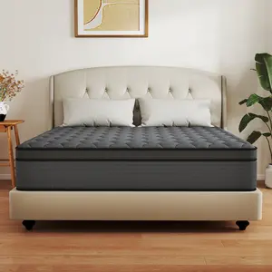 12 inch Medium Firm Hybrid Mattress Memory Foam and Pocket Spring Twin Full Queen King Size Mattress In a Box