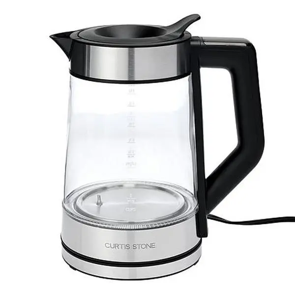 Curtis Stone 1.7-Liter Electric Glass Kettle Curtis Stone 1.7-Liter Electric Glass Kettle