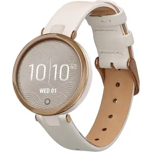 Real Leather Watch Strap Compatible with Garmin Lily Sport - Fitness Tracker Replacement Sports Wristband with Clasp