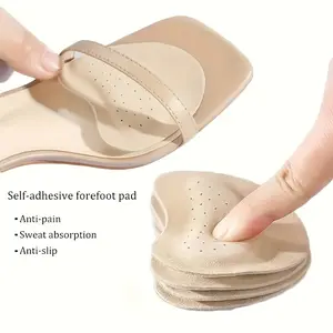 4Pcs Forefoot Cushions for High Heels |   Non-Slip Pain Relief Pads, Sweat Resistant Sandal Inserts for Women