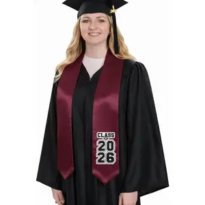Maroon "Class of 2025/2026" Graduation Stole
