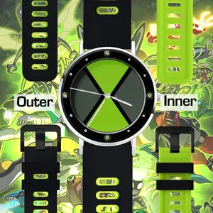 Unisex Ben 10 Classic Omnitrix Engraved Wrist Watch