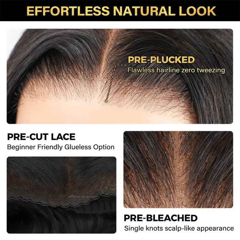 OQ HAIR Burgundy 99J Color Layered Straight Glueless Wig With Side Part Swept Bangs 220% Density 9x6 Pre-Everything Wear Go Wig With Drawstring Pre Colored Human Hair Wigs for Women Beginner Friendly Pre Styled Wigs