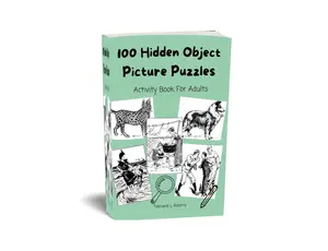 100 Hidden Object Picture Puzzles: Activity Book For Adults