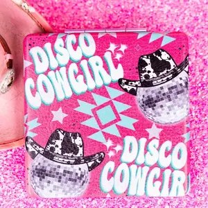 Disco Cowgirl Compact Mirror