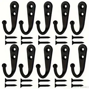 40Pcs Heavy-duty Vintage Wall Hooks, Suitable for Coats and Bathroom, Key Cup Flower Pot Hooks, Bedroom Accessories - Easy To Install Using Screws and Suction Cups, Wall Decoration for A Beautiful Room DecorXXALUE BAZAAR11