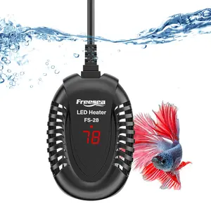 FREESEA Aquarium Fish Tank Heater: 50W Small Submersible Turtle Heater with Adjustable Temperature External Controller for Betta | Saltwater | Freshwater | 1-10 Gallon Adjustable USB gallon tank