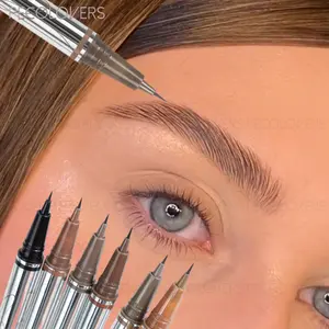 Black Brown Tones - Perfect Eyebrow Pen, Simulating Natural Eyebrow, Filling Eye Brow, Easy To Apply for All Types, Friendly for Makeup Beginner, Eyebrows Product, Daily Makeup, Liquid Eyebrow Pen, Eyebrow Pencils