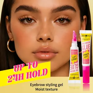 Wild Brow Glue, 24h Hold Waterproof Eyebrow Styling Gel, Brow Styler Gel, Long-Lasting Makeup Fixative, Perfect for Daily Use & Special Occasions