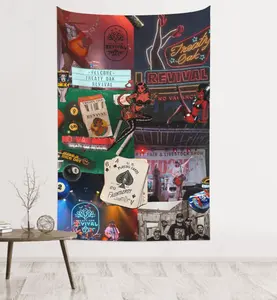 Treaty Oak Revival No Vacancy Tapestry Durable Man Cave Wall Flag for College Dorm Room Decor 40x60 Inch Skin-Friendly Lightweight Tapestry