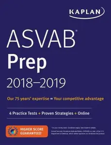 USED-ASVAB Prep 2018-2019: 4 Practice Tests + Proven Strategies + Online by Kaplan Test Prep (Paperback)