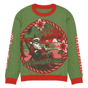 Santa Beach Beer Sweater