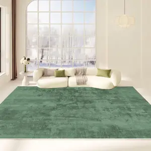 Solid Color Modern Floor Mat, 1 Count Non-slip Soft Floor Carpet, Decorative Area Rug for Home Living Room Bedroom, Home Decor