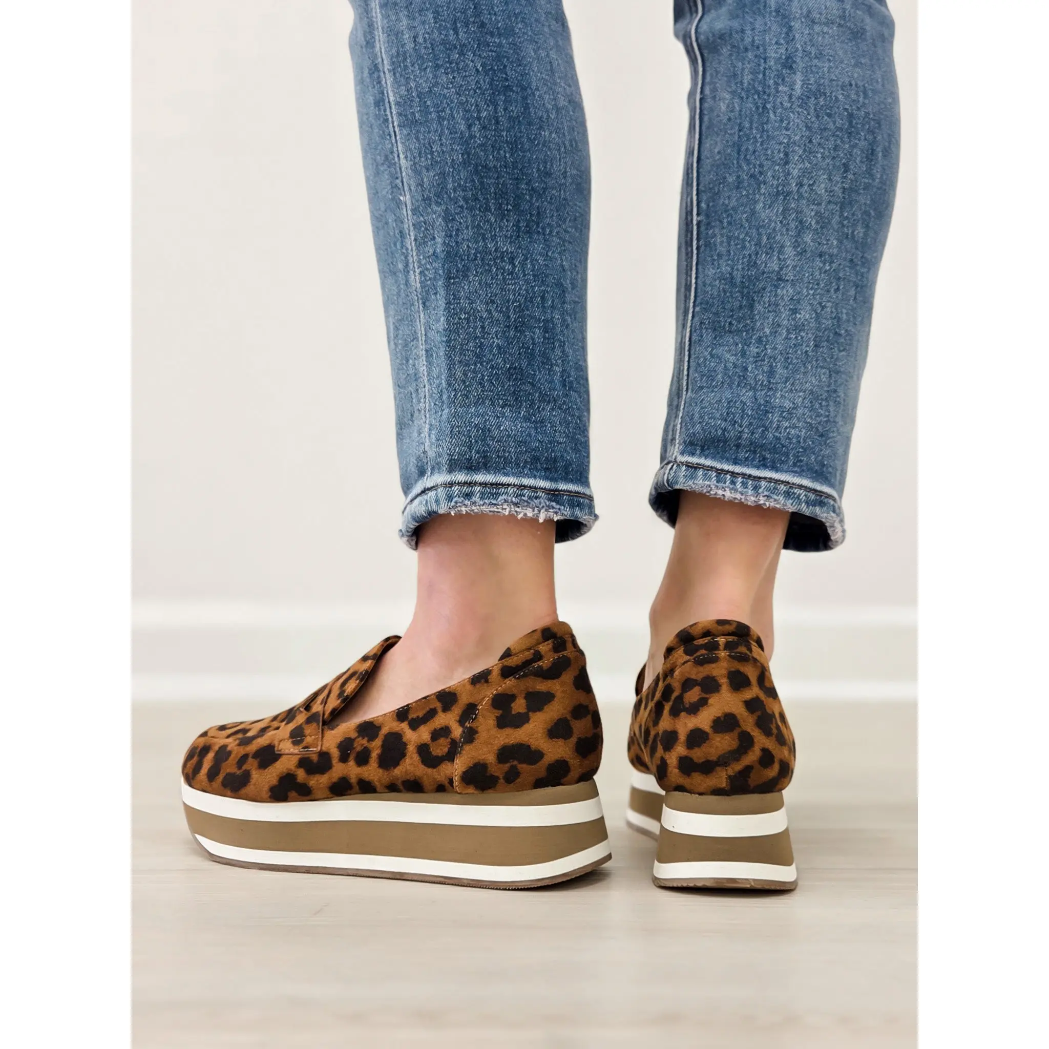 Corkys Sheesh Platform Loafers in Leopard Corkys Sheesh Platform Loafers in Leopard