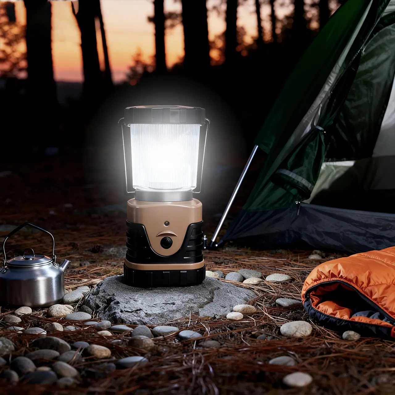 LED Camping Lights, Portable Lanterns, AA Batteries, 360° Lumens, Suitable for Camping, Hiking, Emergency Situations, Outdoor Survival, And Hiking Lighting, Camping Lantern, Survival Gear, Compact Design, Lightweight Lighting, Versatile Lighting