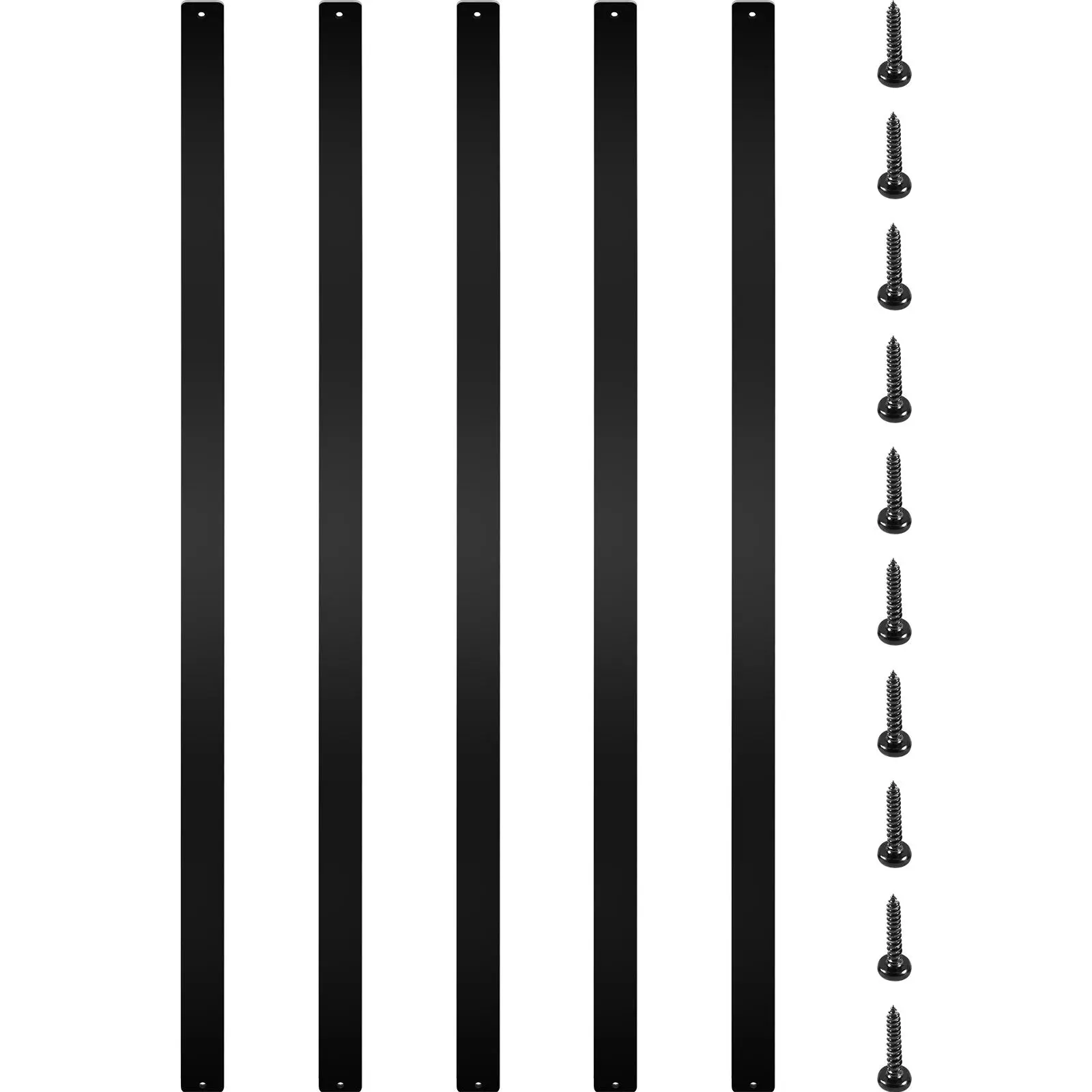 【SummerFinds】VEVOR Deck Balusters,  , 76 Pack Metal Deck Spindles, 29.5\"x1\" Staircase Baluster with Screws, Aluminum Alloy Deck Railing for Wood and Composite Deck, Stylish Baluster for Outdoor Stair Deck Porch