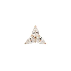 3 Little Pears - Cz - Threadless End Piercing