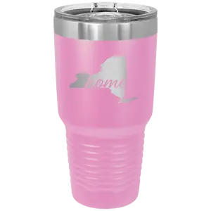 New York Home 30 oz Tumbler | Light Purple
