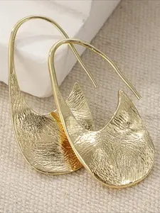 1 Pair of Simple and Fashionable Irregular Square Pendant Earrings, Creative Handmade Jewelry for Women Suitable for Daily Wear, Ideal Gift for Her