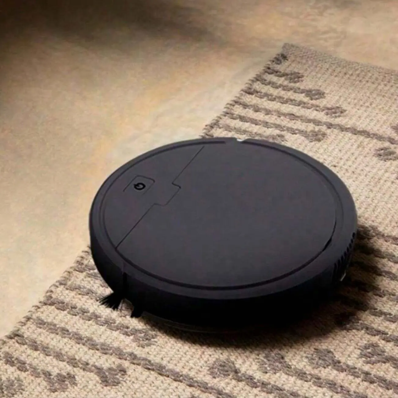 Automatic Robot Vacuum Cleaner USB Rechargeable Slim Design For Hard Floors And Low Pile Carpets Quiet Household Cleaning Tool