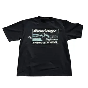 Retro Posty Bud Beer Malone Concert Tour T-shirt