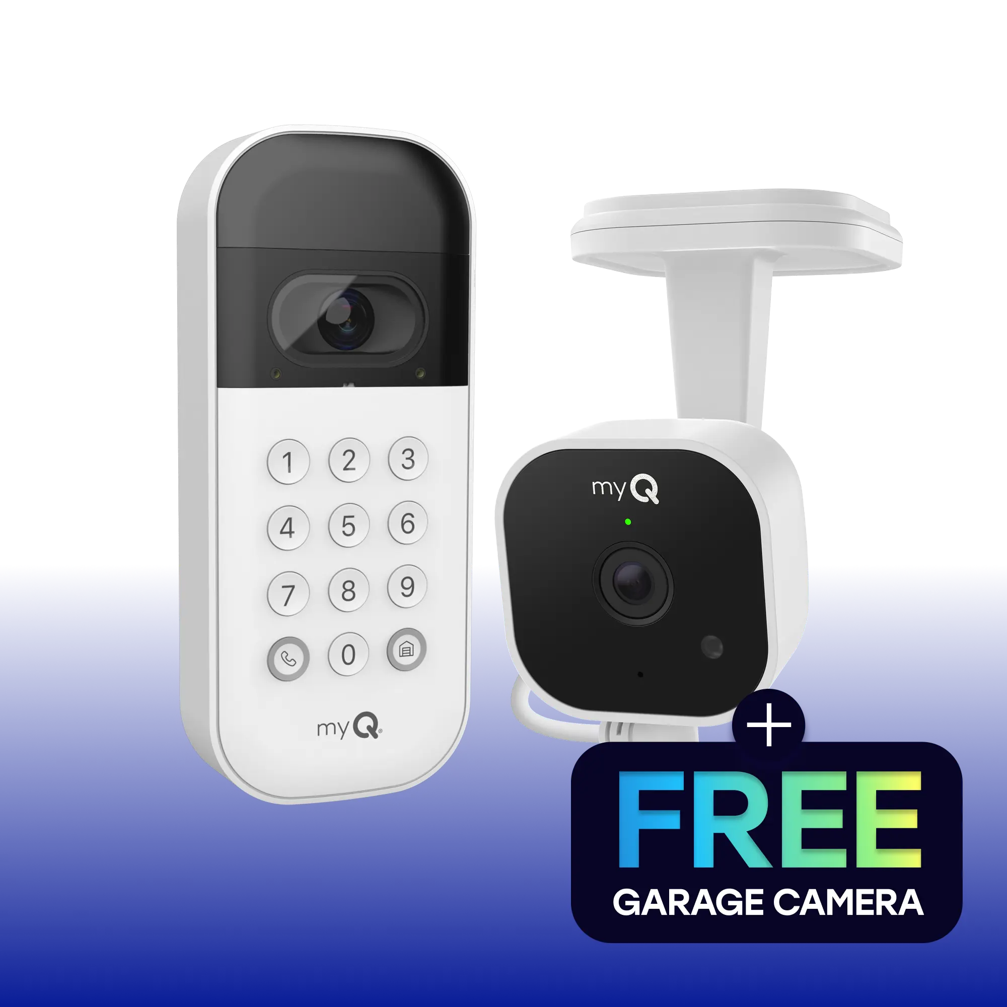 myQ Smart Garage Video Keypad + FREE Smart Garage Camera | TikTok Exclusive myQ Smart Garage Video Keypad + FREE Smart Garage Camera | TikTok Exclusive