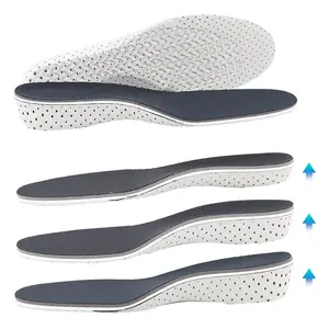 Invisible heightening breathable insole, male and female memory cotton cushioning heightening insole, full pad
