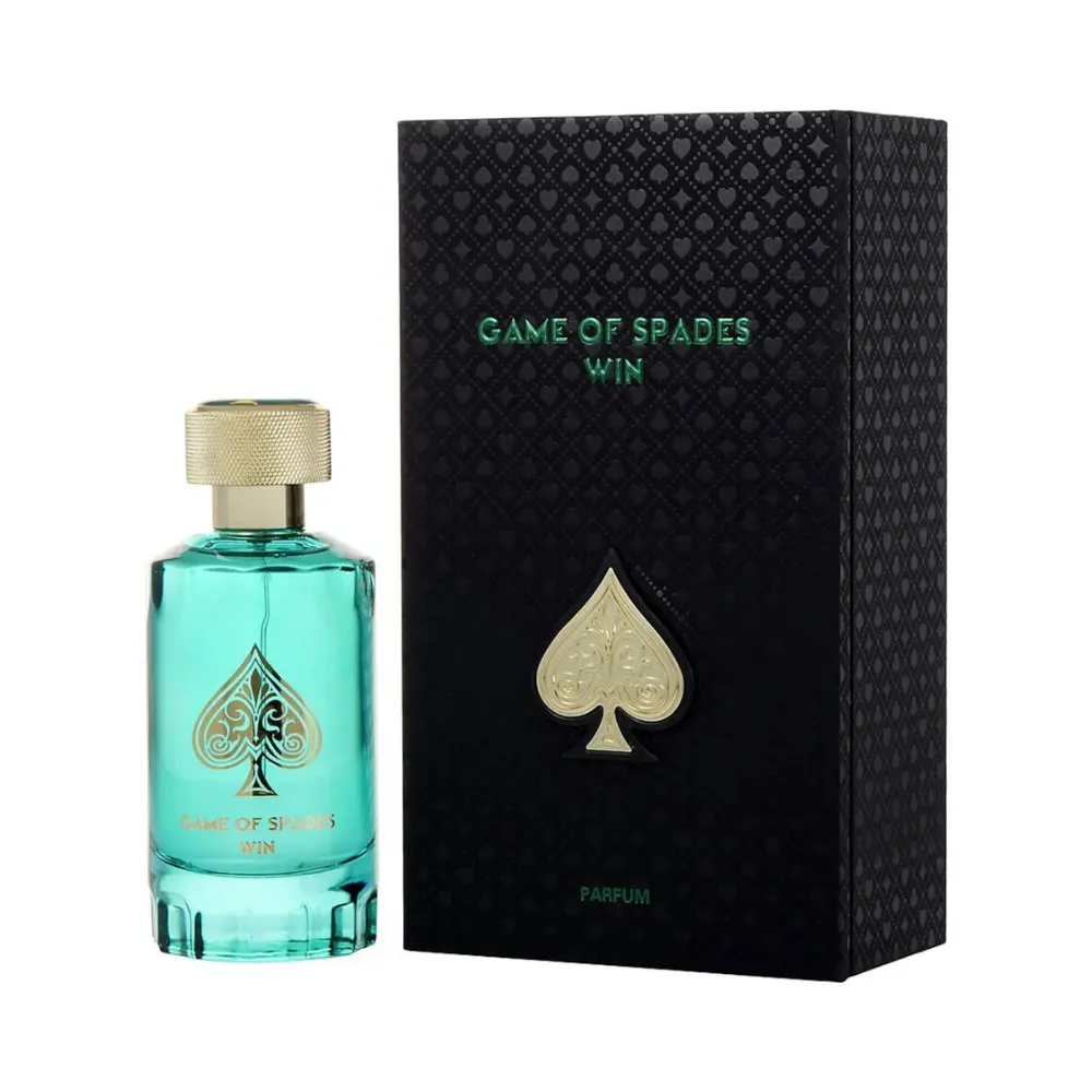 Jo Milano Game of Spades Win Unisex EDP Parfum Spray, 3.4 oz/100 ml - Fresh Fruits & Natural Blend Scent, Vanilla Drydown, Fresh & Addictive Fragrance for Unisex Wear