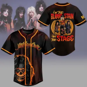 Motley Crue Baseball jersey Tour, Custom Baseball Jersey Shirts