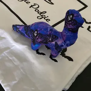 GhostFace Dino Plushie. Cotton