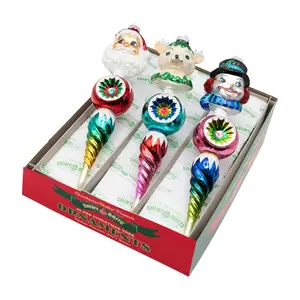CHRISTMAS CONFETTI 3 COUNT 10.5" FIGURE ROUNDS