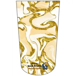 Amputee Sock "Christmas Glitter Marble V2", Prosthetic Limb Sock, 3ply Stump Sock