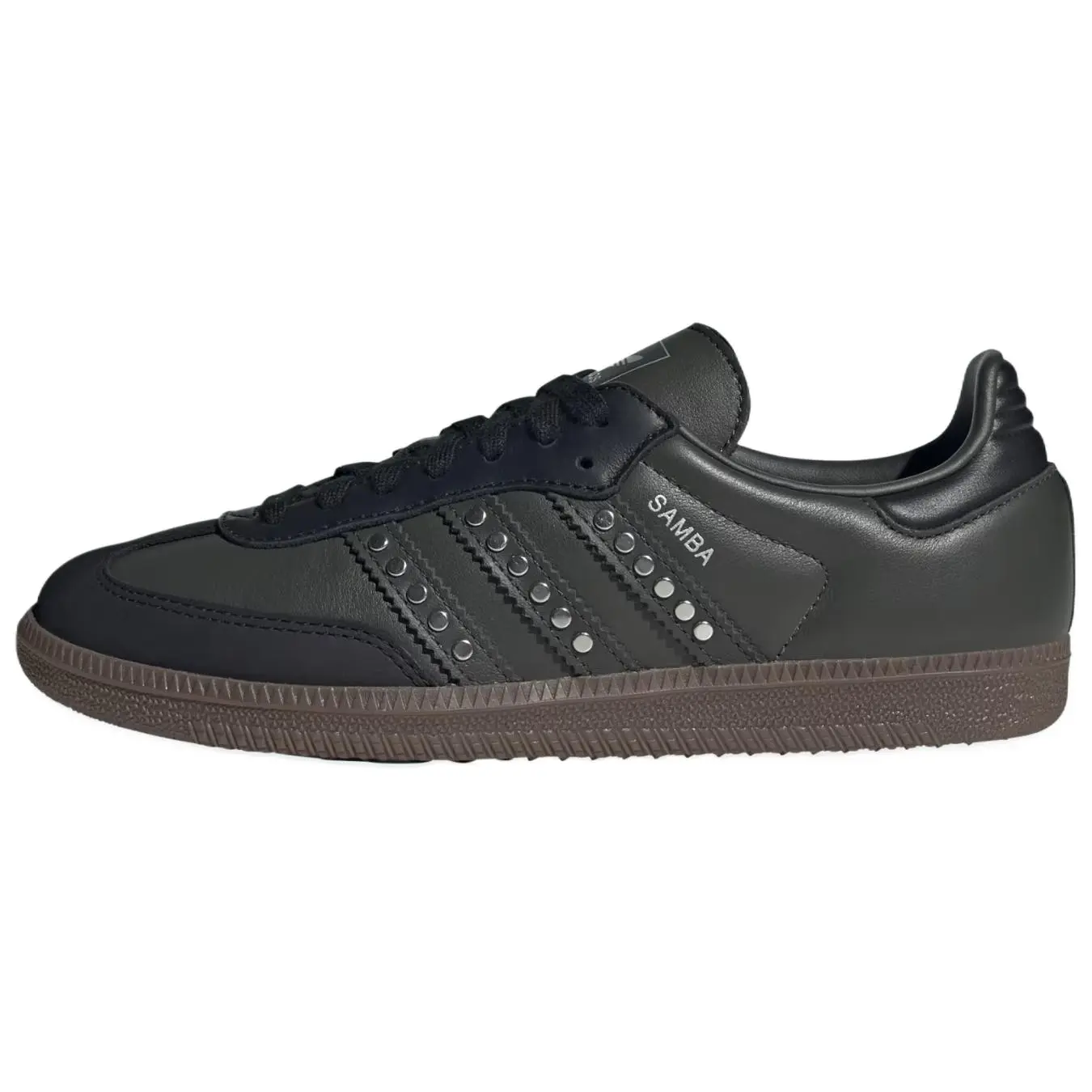 adidas Wmns Samba OG 'Studded Stripes - Black Earth', Women, Shoe, Sneaker, Leather, Sports Shoes, Footwear, Casual, Everyday, 5-11 Us Women's, Runs Small, Us W 10, Sneakers, Retro
